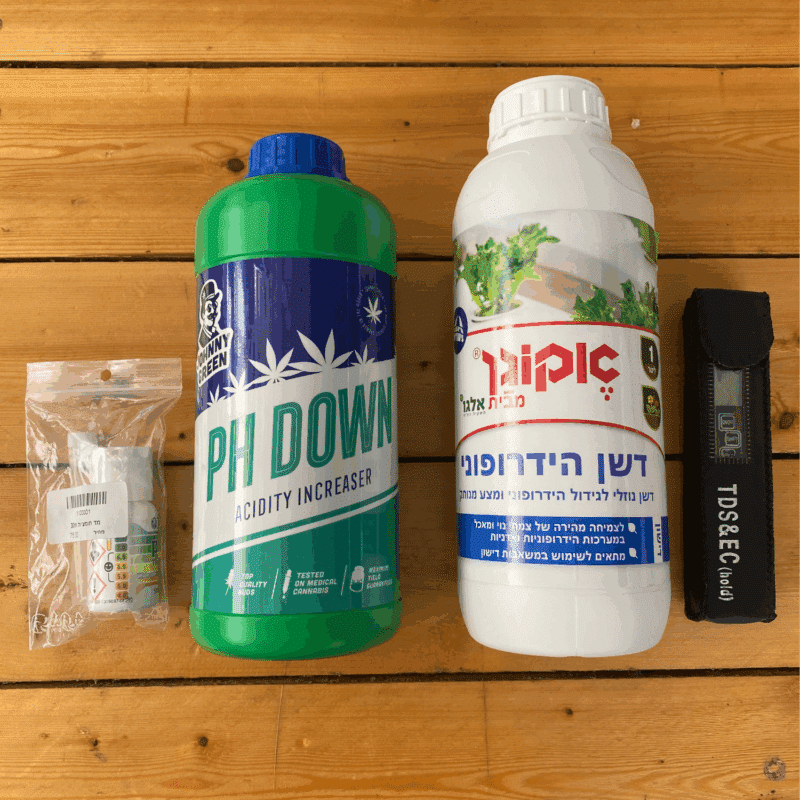 ערכת גידול הידרופוני מלאה לגידול ירקות ועלים בבית – לקט